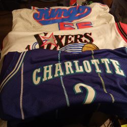 OLE" SKOOL HALL OF FAMERS JOHNSON/WILLIAMS/WEBBER JERSEYS 