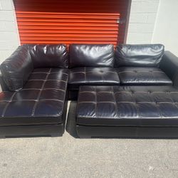 sectional couch sofa w/ottoman Free Delivery 