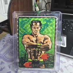 1992 Marvel Masterpieces Prism Stickers Namor