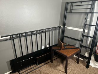 Loft bed frame