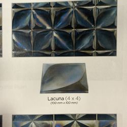 4x4 Designer Tile - Lacuna Style