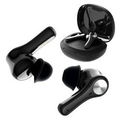 Bluetooth Hearing Aids, Noise Cancelling, Pitch Elimination, 16 Channel In-Ear Digital Hearing Amplifier with Portable Charging Case for Seniors