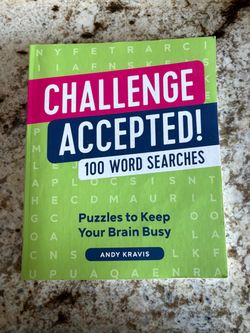 Challenge Accepted! 100 Word Searches Book