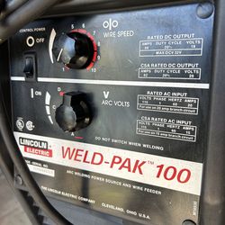 Lincoln Electric Arc welder Weld-PAK-100
