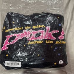 Pink Sp5der hoodie 