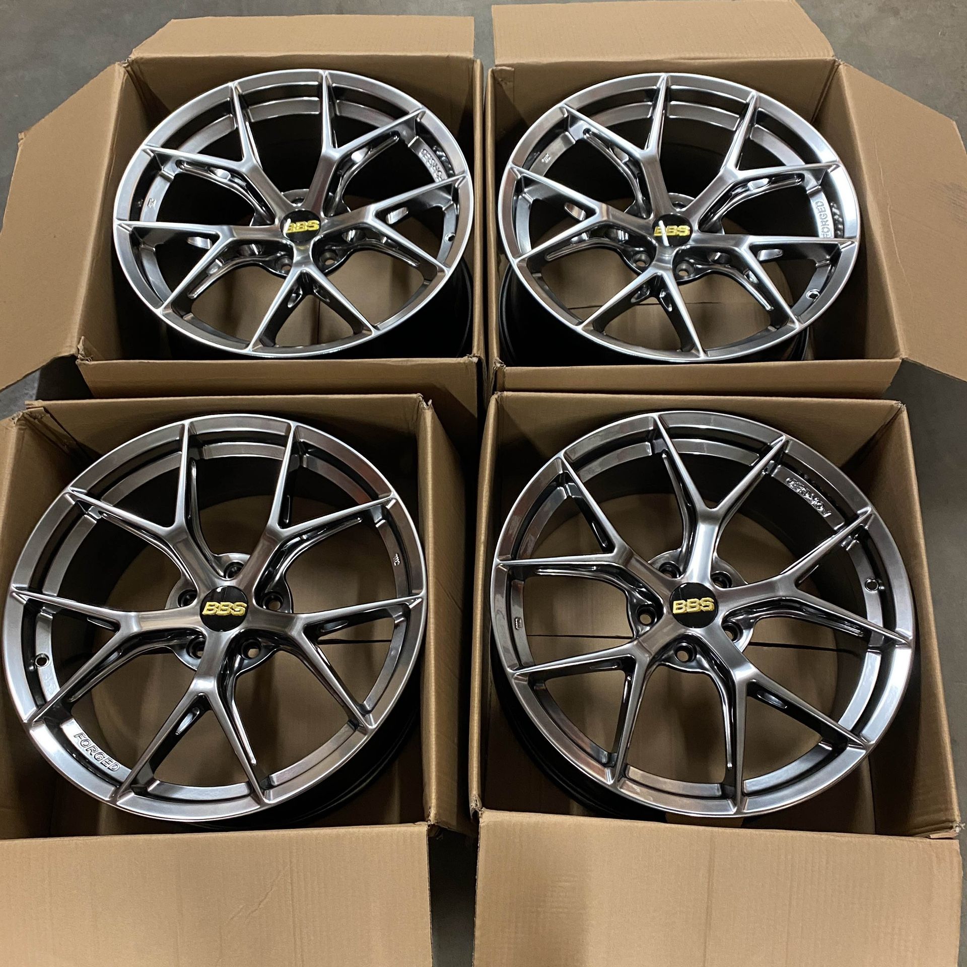 New 19 Inch BBS FIR FI-R Style Rims Wheels 19x8.5 +36, 19x9.5 +40 ...
