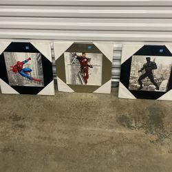 Super Hero’s Wall Art - Kidsroom