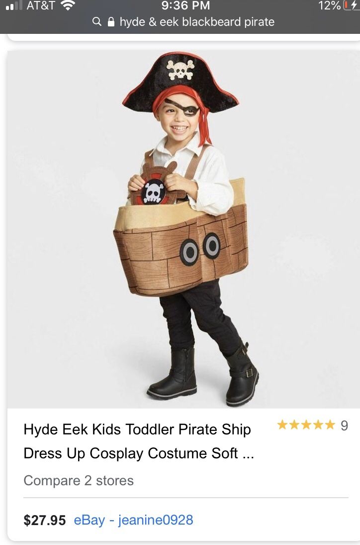 Blackbeard Pirate Halloween Costume