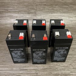 Battery 4 Volt Lot Of 6 New