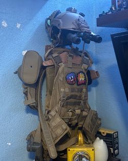 Tactical Airsoft Gear Set with Helmet and Vest