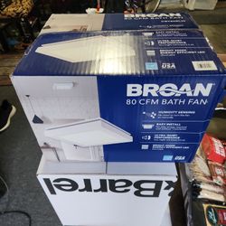 Broan 80 Cfm Bath Fan NEW UNOPENED 