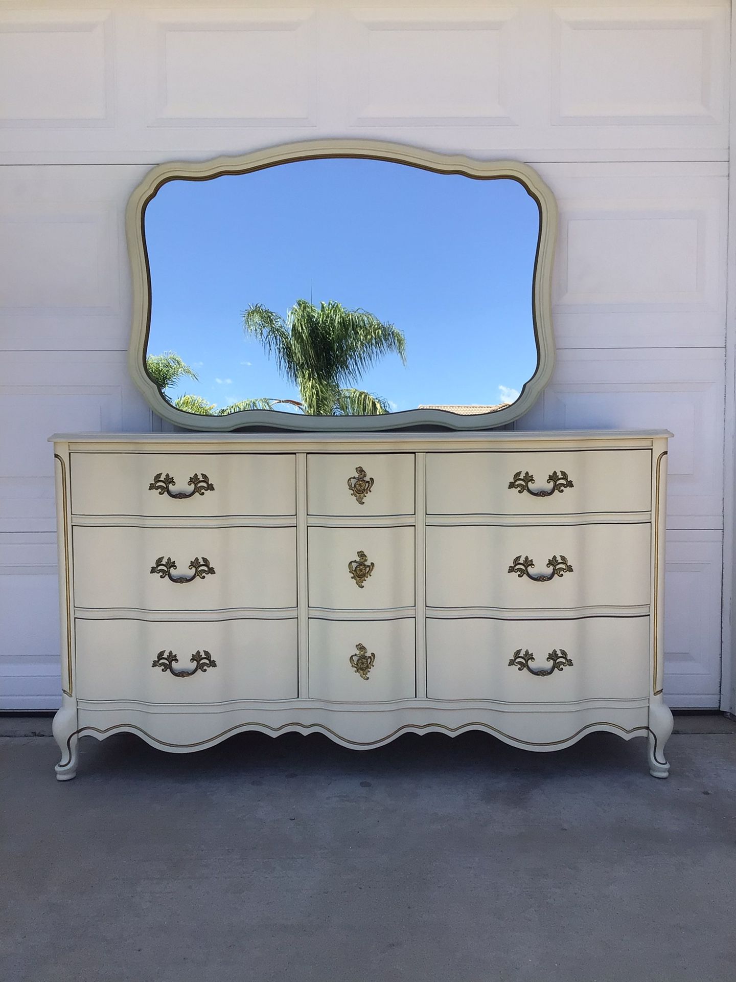 Dresser And Mirror
