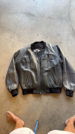 Harley-Davidson 100 Anniversary Leather Bomber Jacket