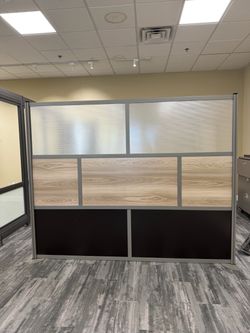 Big office dividing panel