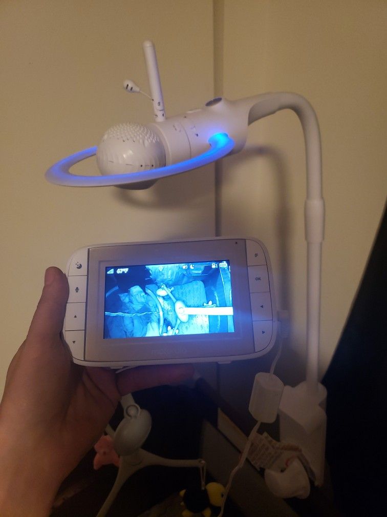 Motorola Halo Baby Monitor Like New...used 5-6 Nights. When Nephew Man Visited.