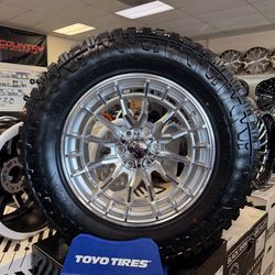 BRAND NEW 20” FUEL WHEELS WITH 35” TIRES