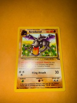 Aerodactyl Pokemon card Non Holo