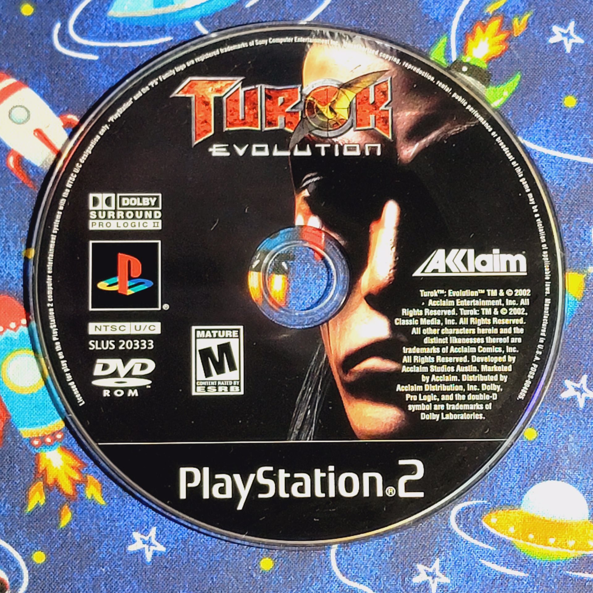 Turok Sony PlayStation 2 PS2 Game Disc