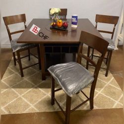 5 Pc Counter Height Dining Table Set  // Black Friday Deals 