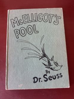 Vintage Dr. Seuss “McElligot’s Pool” Hardcover Book