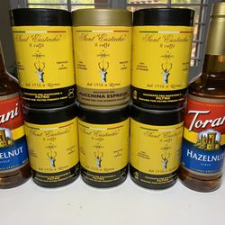 Italian Coffee And Torani Syrup 