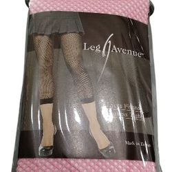 Leg Avenue Pink Fishnet Leggings Tights New Women's Halloween Costume 