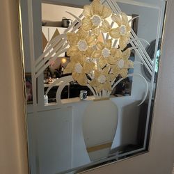 Brass Painted Mirror 