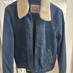 Men's Levi's jacket XL denim Sherpa xl new