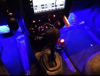 Car LED RGB Universal Wireless Remote Control Neon Interior Light Lamp Strip Decorative Atmosphere Lights Car Styling