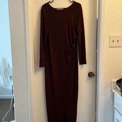 Women’s Red Shimmer Dress 