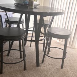 5 Piece Bar Stool Dining Table