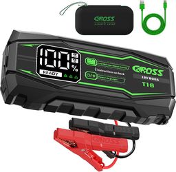 Brand New CAROSS 800A Portable Car Jump Starter – 12V Battery Booster Pack
