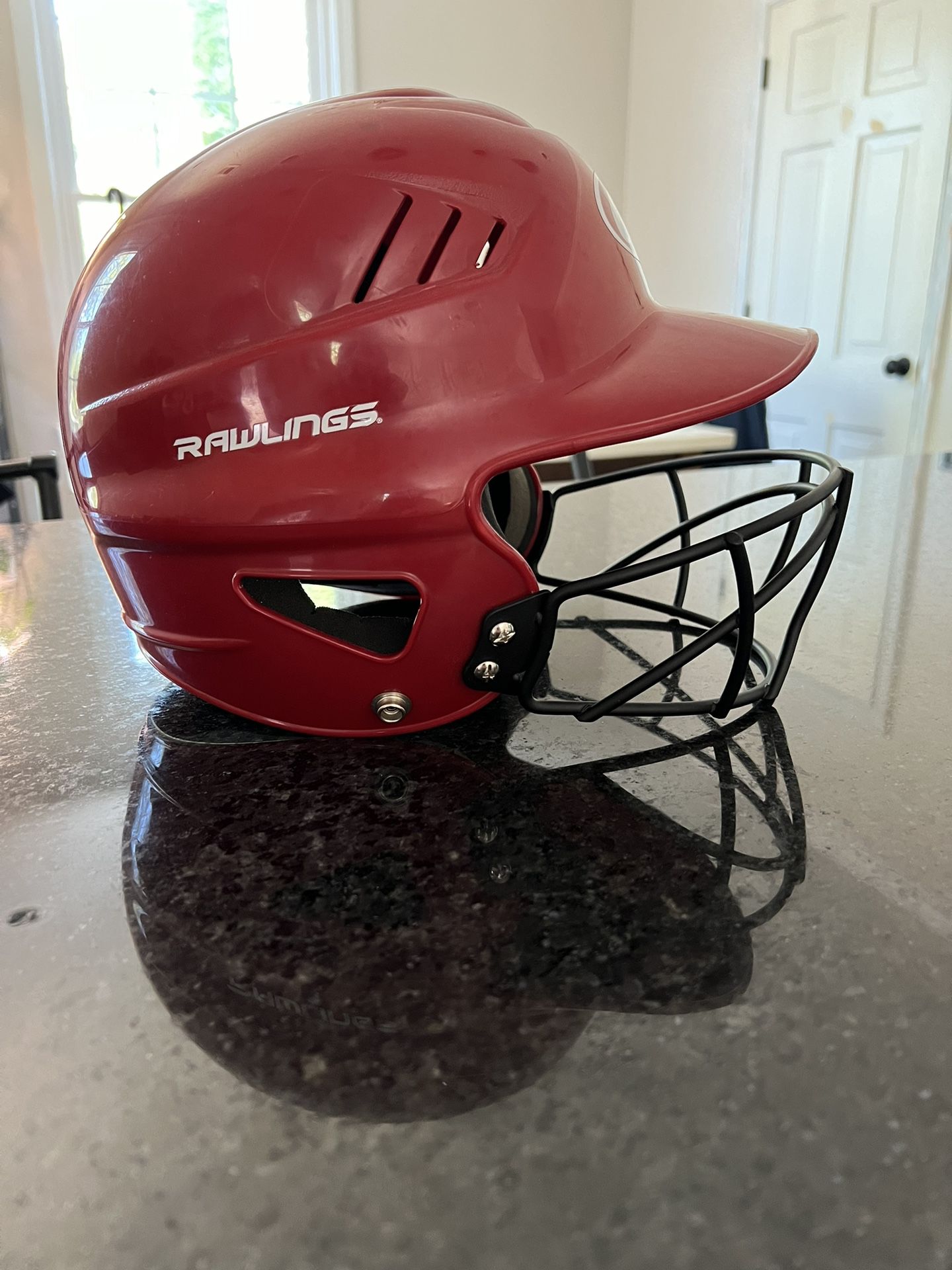 Baseball Helmet With Cage