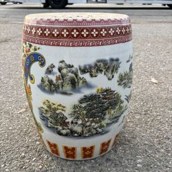 Antique ceramic chair