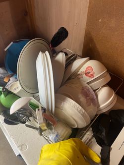 Assorted dishes and utensils