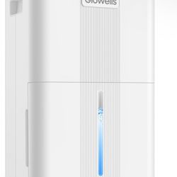 1600 Sq.ft Dehumidifiers for Home, Glowells 21 Pints Dehumidifier with Drain Hose for Basement, Smart Humidity Control Moisture Removal, 3 Operation M
