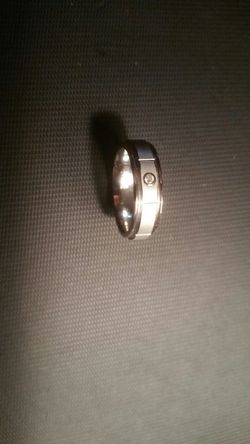 Tungsten men's ring