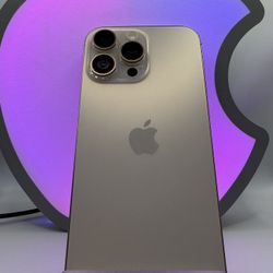 iPhone 16 Pro Max 256GB Unlocked Used Authentic 100% Battery Desert Titanium