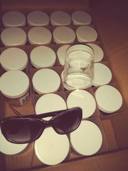 125 ml clear glass jars