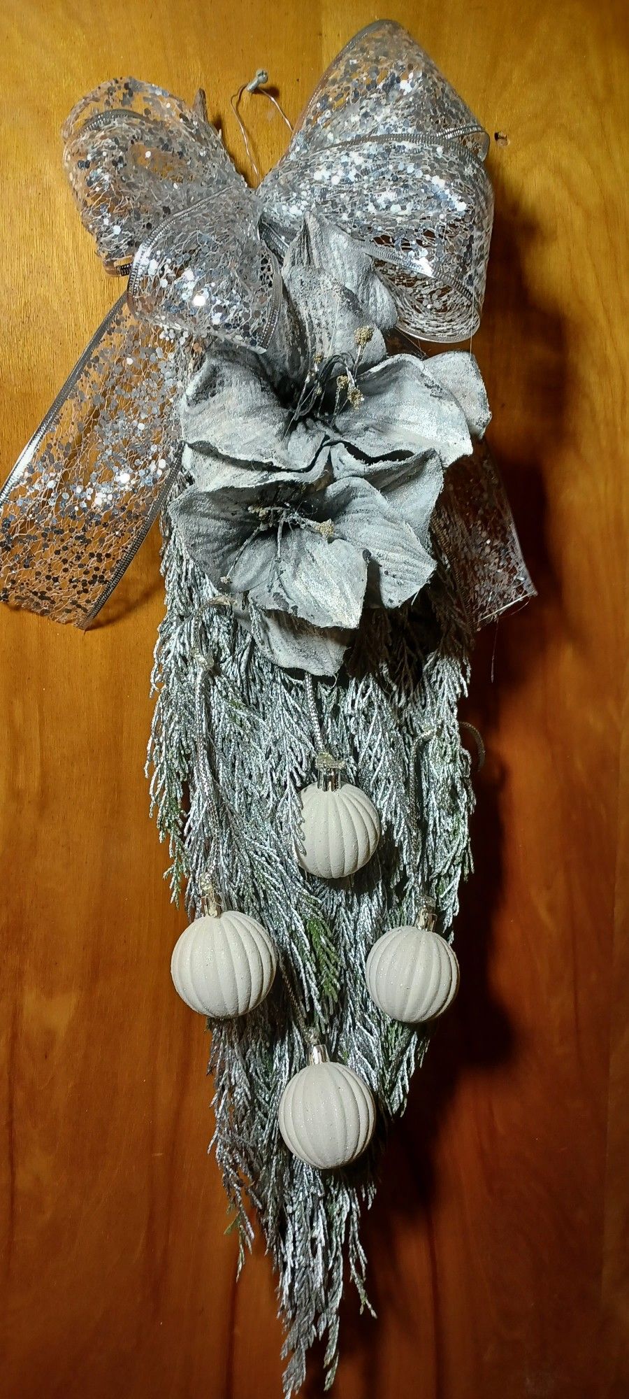 Holiday Hanging Floral Decoration