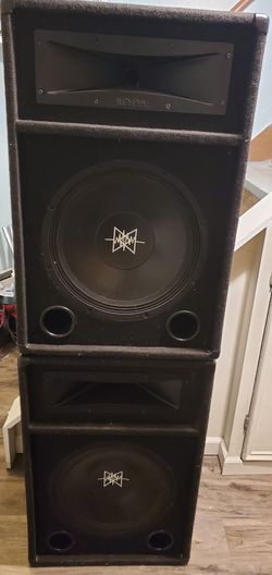 PA Speakers 15" 400 watts