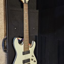 Schecter Demon-7 Guitar Vintage White 