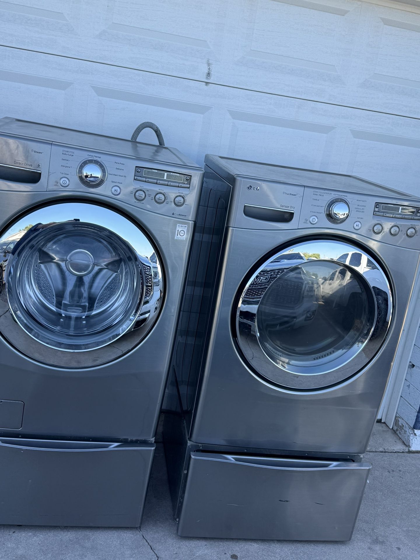 LG washer and dryer