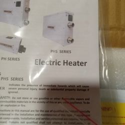 Electric pool heater