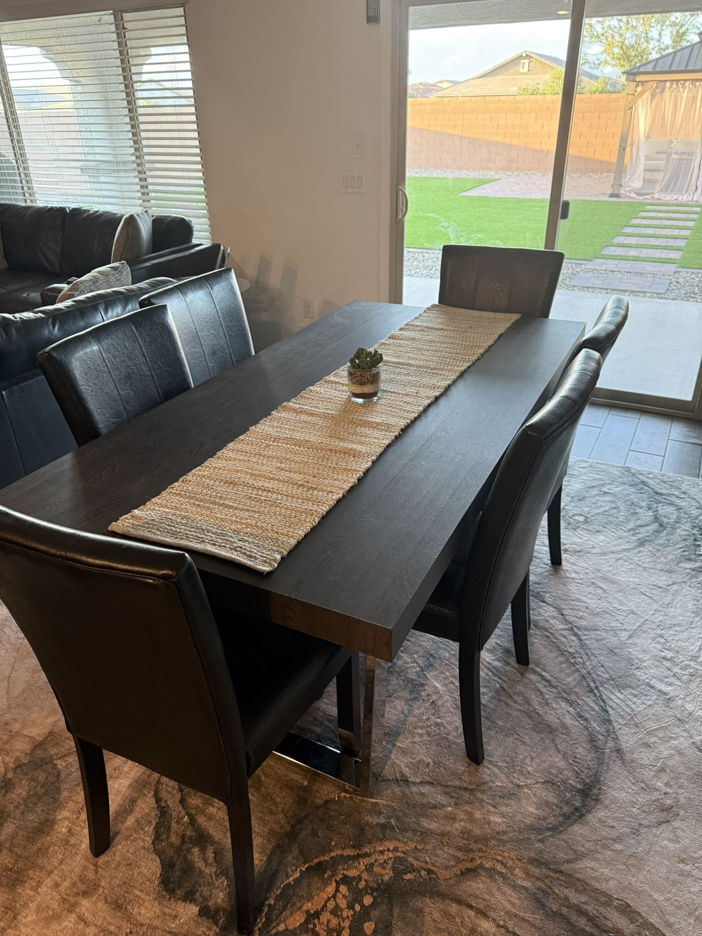 Nadia Dining Room Table And 6 Chairs