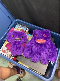 Fuggler purple clawee & purple bat