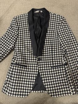 Cream black Blazer 34R