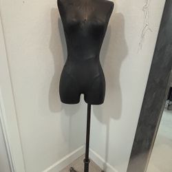 Vintage Women’s Black Torso Mannequin 