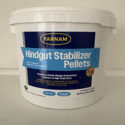 SAVE $13.99 + Tax - NEW - FARNAM Horse Hindgut Stabilizer Pellets