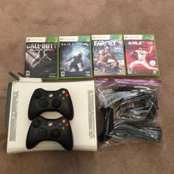 XBOX 360 w/ games